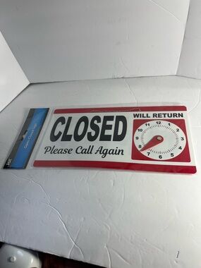 Open and close sign good for business